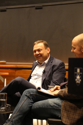 Mikhail Fridman and Kyle Jensen (SOM)